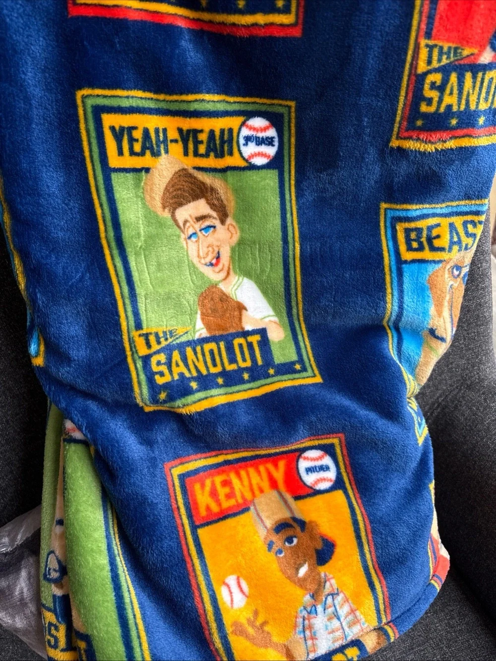 Plush Throw - Blue the sandlot blanket